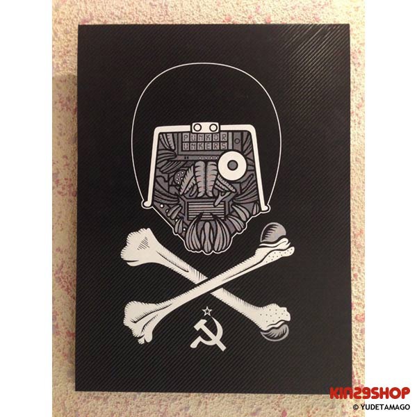 キン肉マン×PUNK DRUNKERS ファブリックパネル「ウォーズマン素顔」（大）