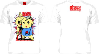 MARS16 キン肉マン×ふなっしー「ハッスルヒーローズ」Tシャツ