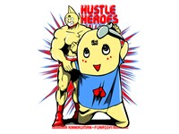 MARS16 キン肉マン×ふなっしー「ハッスルヒーローズ」Tシャツ