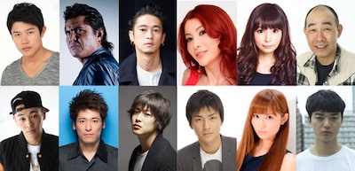 映画「TOKYO TRIBE」のキャスト。(c)2014INOUE SANTA/TOKYO TRIBE FILM PARTNERS