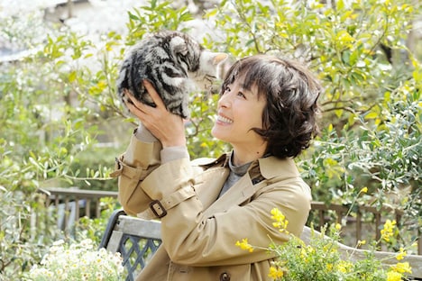 ドラマ「グーグーだって猫である」より、主演を務める宮沢りえ。