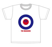 「きんどーちゃんTHE MAKARONI Tシャツ」（ホワイト）
