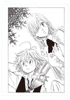 C賞の「エリザベス」複製原画（全1種）。(c)鈴木央/講談社