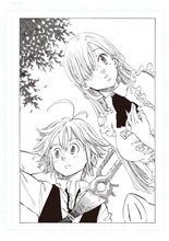 C賞の「エリザベス」複製原画（全1種）。(c)鈴木央/講談社