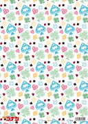 名探偵コナン クリアファイル/ アリス柄（裏面） (c)青山剛昌／小学館・読売テレビ・TMS 1996