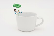 「クローバーのフチ子」(c)タナカカツキ/KITAN CLUB