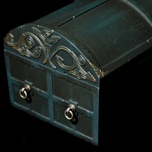 「TVアニメ ジョジョの奇妙な冒険 スターダストクルセイダース DIO棺桶型アクセサリーボックス 海底カラーver.」(c)荒木飛呂彦&LUCKY LAND COMMUNICATIONS/集英社・ジョジョの奇妙な冒険SC製作委員会