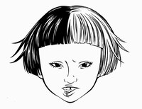 カネコアツシがワークショップ用に描き下ろした、変身前のデスこ。