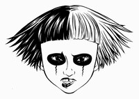 カネコアツシがワークショップ用に描き下ろした、変身後のデスこ。