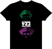 Tシャツのプリント例。