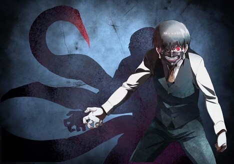 アニメ「東京喰種 トーキョーグール」のビジュアル。(c)石田スイ／集英社・東京喰種製作委員会