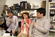 写真左より松永良平、久保ミツロウ、澤部渡。