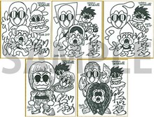 鴨川つばめ直筆のサイン色紙。抽選で5名にプレゼントされる。