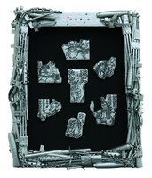 定期購読者へのプレゼントをすべて揃えたイメージ。(C)武論尊・原哲夫/NSP 1983,版権許諾証GB-104 (C)武論尊・原哲夫/NSP 1983 (C)東映アニメーション1987