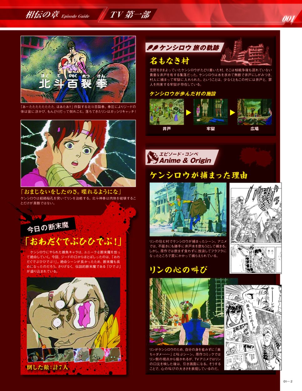 「北斗の拳 DVDコレクション」より。(C)武論尊・原哲夫/NSP 1983,版権許諾証GB-104 (C)武論尊・原哲夫/NSP 1983 (C)東映アニメーション1987
