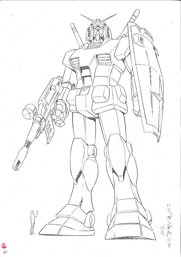 基本設定：ガンダム 大河原邦男、1978年(c)創通・サンライズ