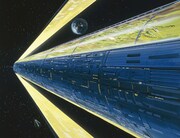 美術ボード スペース・コロニー・サイド・7 中村光毅、1979年頃(c)創通・サンライズ