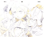 アニメーション原画 安彦良和、1979-82年頃(c)創通・サンライズ