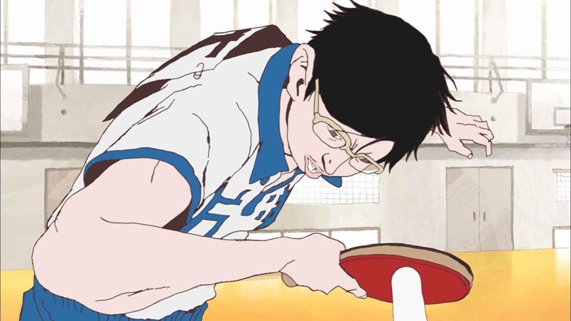 アニメ「ピンポン」場面カット (c)松本大洋・小学館／アニメ「ピンポン」製作委員会