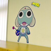 シールを壁に貼れば「ケロロ軍曹」のいる暮らしが堪能できるぞ。(c)2014 Mine Yoshizaki/KADOKAWA, SUNRISE