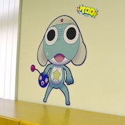 シールを壁に貼れば「ケロロ軍曹」のいる暮らしが堪能できるぞ。(c)2014 Mine Yoshizaki/KADOKAWA, SUNRISE