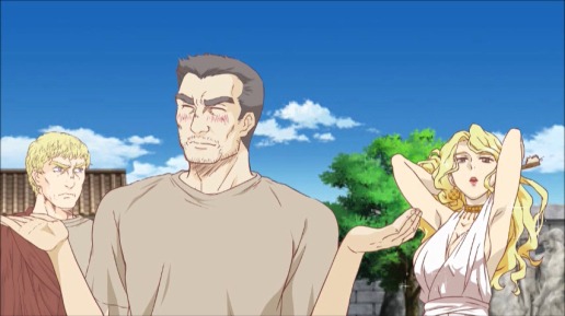 アニメ「ピエトラーダの結婚」の場面写真。(c)Mari Yamazaki (c)2014「テルマエ・ロマエⅡ」製作委員会 (c)アニメ「テルマエ・ロマエ」製作委員会