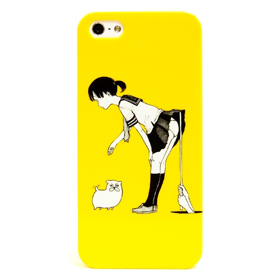 「パンツちゃん（黄）」のiPhone5/5Sケース。