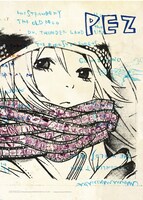 3000円以上購入した人にプレゼントされる、特製A5サイズカード。