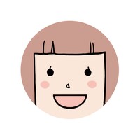 「おじいぽんとわたし」1巻でプレゼントされる缶バッジのデザイン。