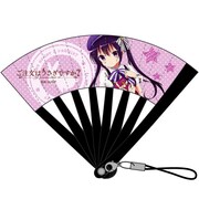 「『ご注文はうさぎですか？』ミニ扇子ストラップ」リゼ柄。(c)Koi・芳文社/ご注文は製作委員会ですか?