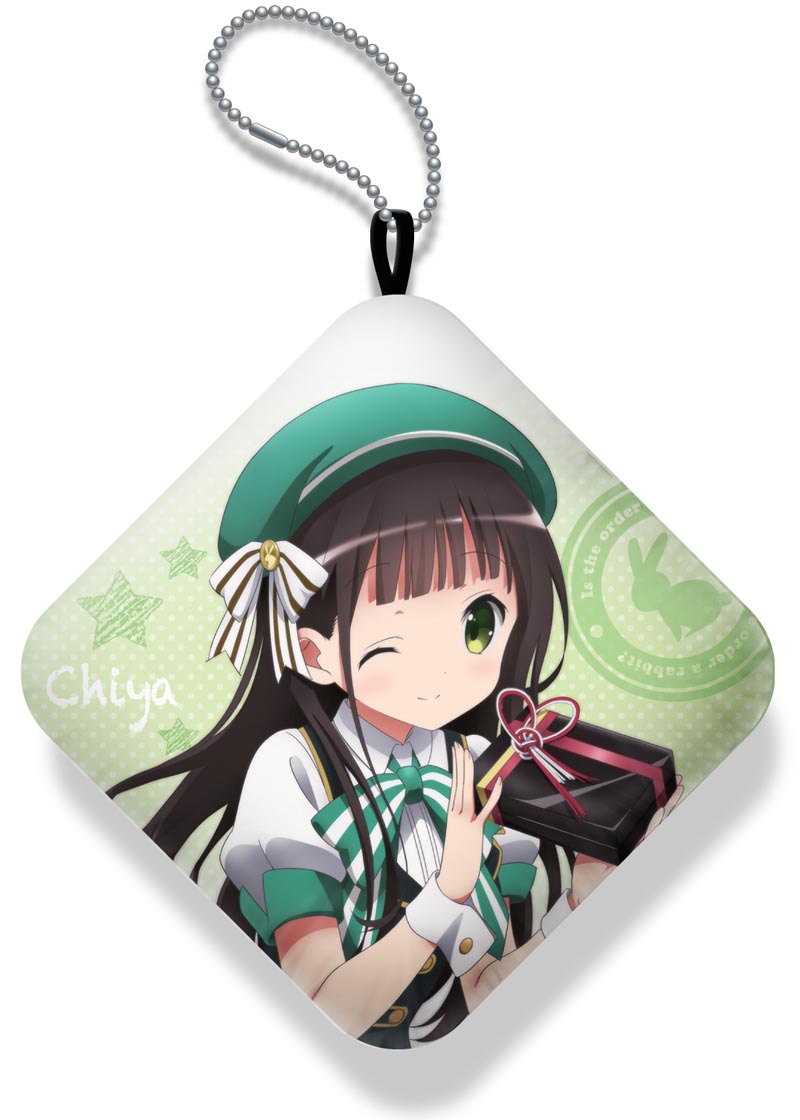 「『ご注文はうさぎですか？』ぷにぷにうで枕」千夜柄。(c)Koi・芳文社/ご注文は製作委員会ですか?