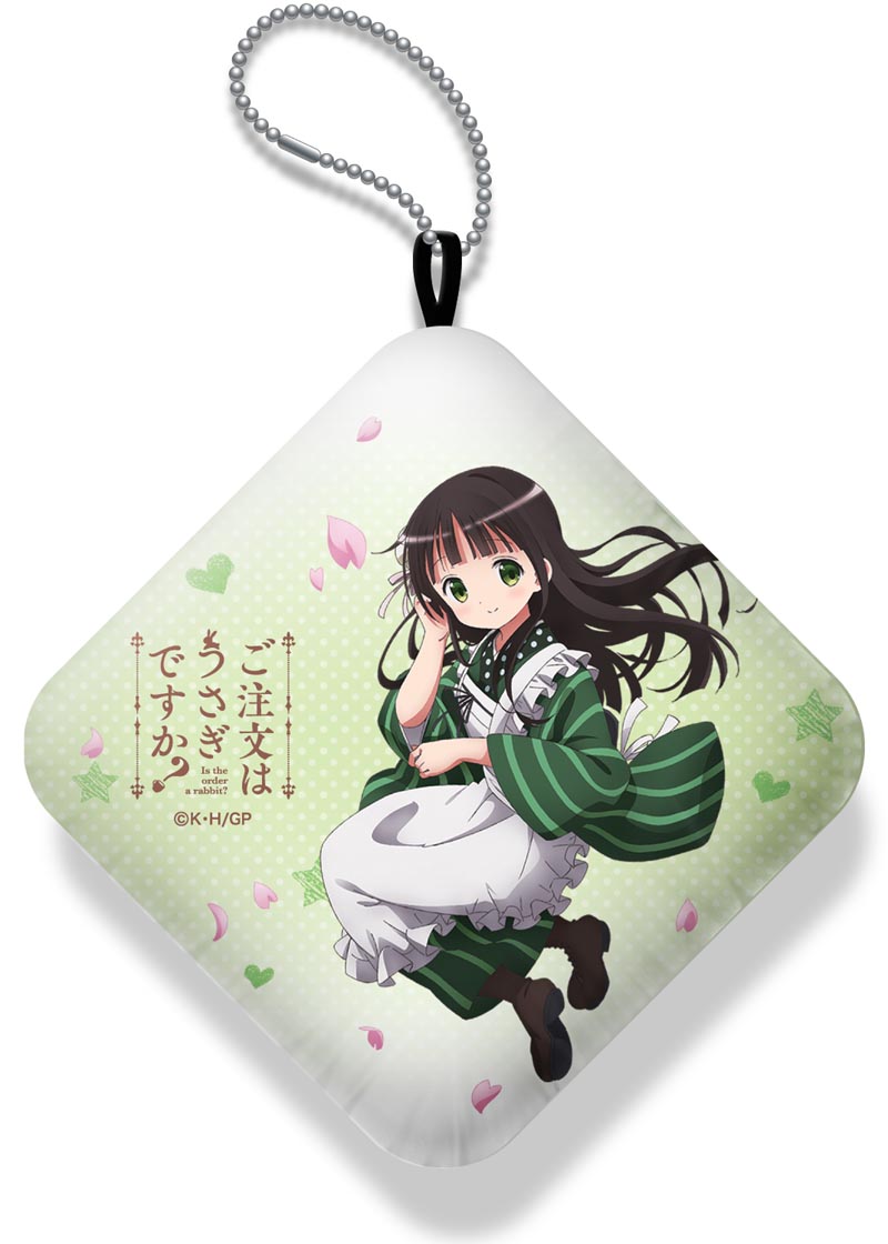 「『ご注文はうさぎですか？』ぷにぷにうで枕」千夜柄。(c)Koi・芳文社/ご注文は製作委員会ですか?