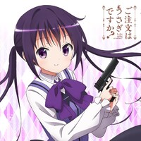 「『ご注文はうさぎですか？』もふもふミニタオル」リゼ柄。(c)Koi・芳文社/ご注文は製作委員会ですか?