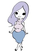 壇蜜が演じるキャラクター・アラサーちゃん。 (c)峰なゆか/扶桑社/KADOKAWA