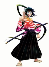 福田宏原作による「常住戦陣!!ムシブギョー」OVAのカット。第1弾は7月18日発売の単行本15巻に付属する。