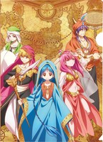 クリアファイル：アラジンバージョン（c）大高忍／小学館・マギII 製作委員会・MBS