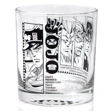 ジョジョの奇妙な冒険 グラス「承太郎＆仲間達」(c)荒木飛呂彦＆LUCKY LAND COMMUNICATIONS/集英社・ジョジョの奇妙な冒険SC製作委員会