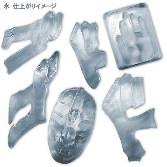 作成された氷のイメージ。(c)荒木飛呂彦/集英社・ジョジョの奇妙な冒険製作委員会 (c)荒木飛呂彦＆LUCKY LAND COMMUNICATIONS/集英社・ジョジョの奇妙な冒険SC製作委員会