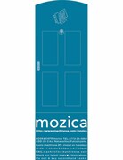 「古本と珈琲 モジカ」しおりの裏面。