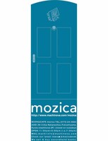 「古本と珈琲 モジカ」しおりの裏面。