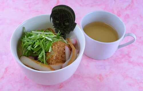 「山神特製!おにぎり茶漬け」  (c)渡辺航(週刊少年チャンピオン)/弱虫ペダル製作委員会