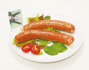 2種類の味が楽しめる「ヘンゼルとグレーテル ふたりは双生児（ソーセージ）」 (c)広江礼威／サンデーGX