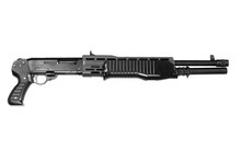 ロベルタが日傘に仕込んでいたスパス12。 (c)広江礼威／サンデーGX