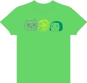 Tシャツへのプリントイメージ。