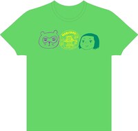 Tシャツへのプリントイメージ。