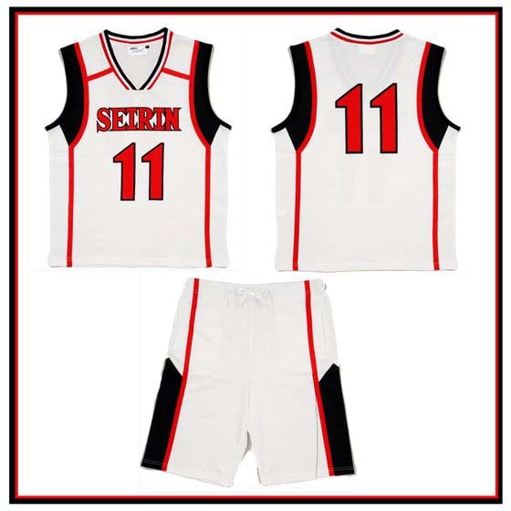 「黒子のバスケ ユニフォーム風ルームウェア」（黒子テツヤ）(c)藤巻忠俊／集英社・黒子のバスケ製作委員会