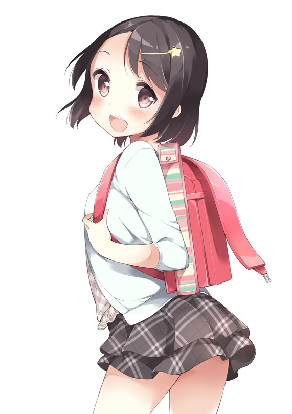 「女子小学生はじめました P！」予告カット (c)牛乳のみお／白泉社（ヤングアニマル）