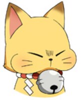 コックリさんの狐モード。(c)遠藤ミドリ／スクウェアエニックス・「繰繰れ！コックリさん」製作委員会