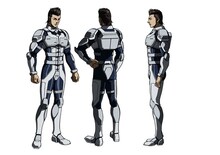 小町小吉の設定画。(c)貴家悠・橘賢一／集英社・Project TERRAFORMARS