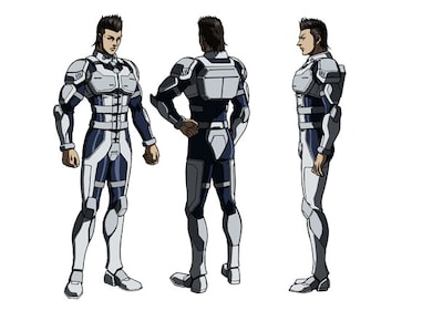 小町小吉の設定画。(c)貴家悠・橘賢一／集英社・Project TERRAFORMARS